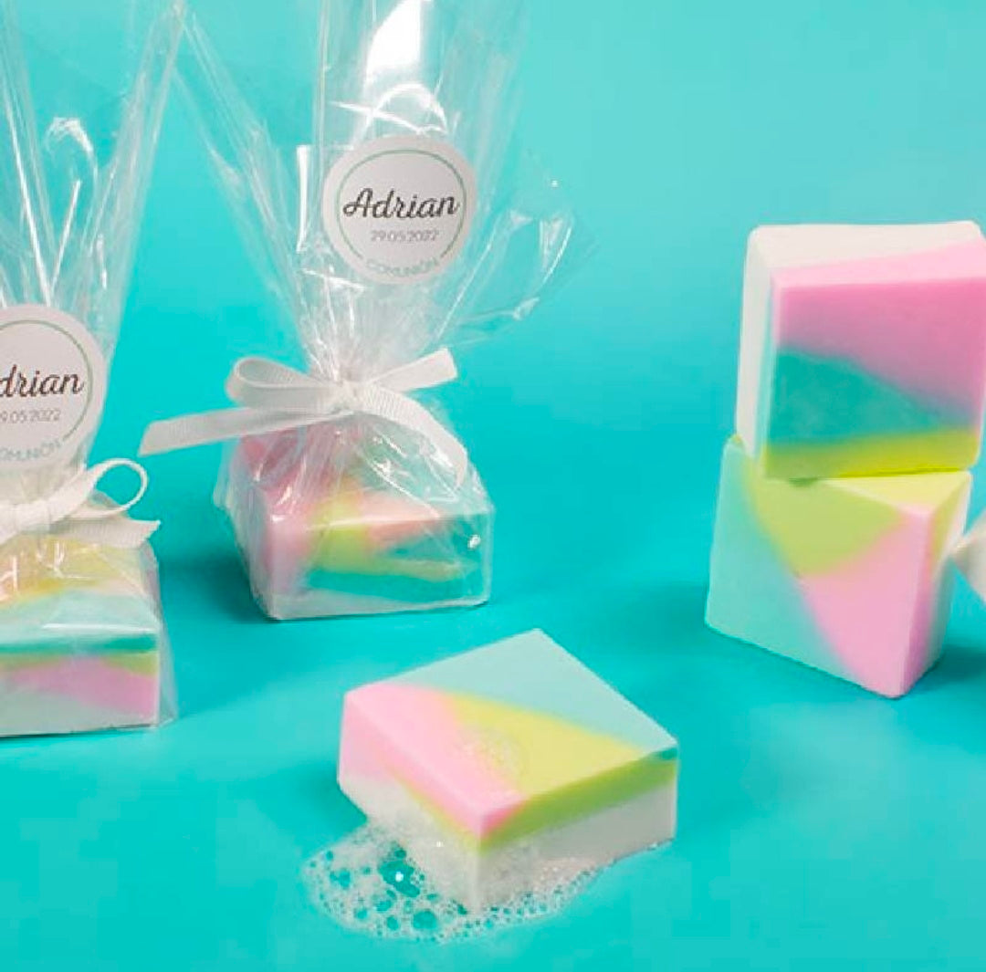 🌈 Jabón multicolor artesanal