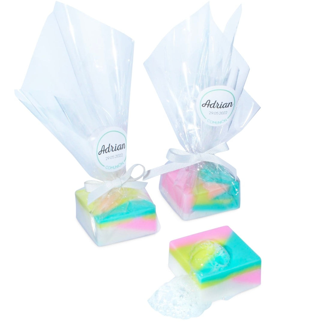 🌈 Jabón multicolor artesanal